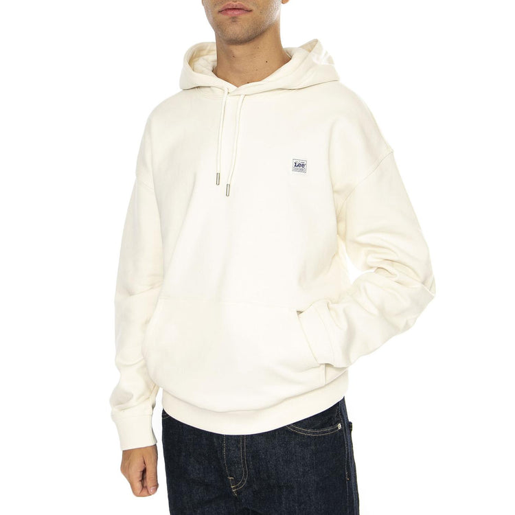 WW Hoodie Ecru - Felpa Uomo Bianca 112357972-WHITE  LEE 