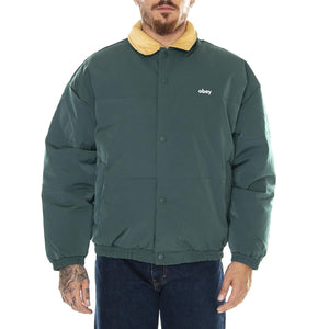 M' Whispers Jacket Green Gables Multi - Giacca Invernale Uomo Verde 121800548-GMU  OBEY 