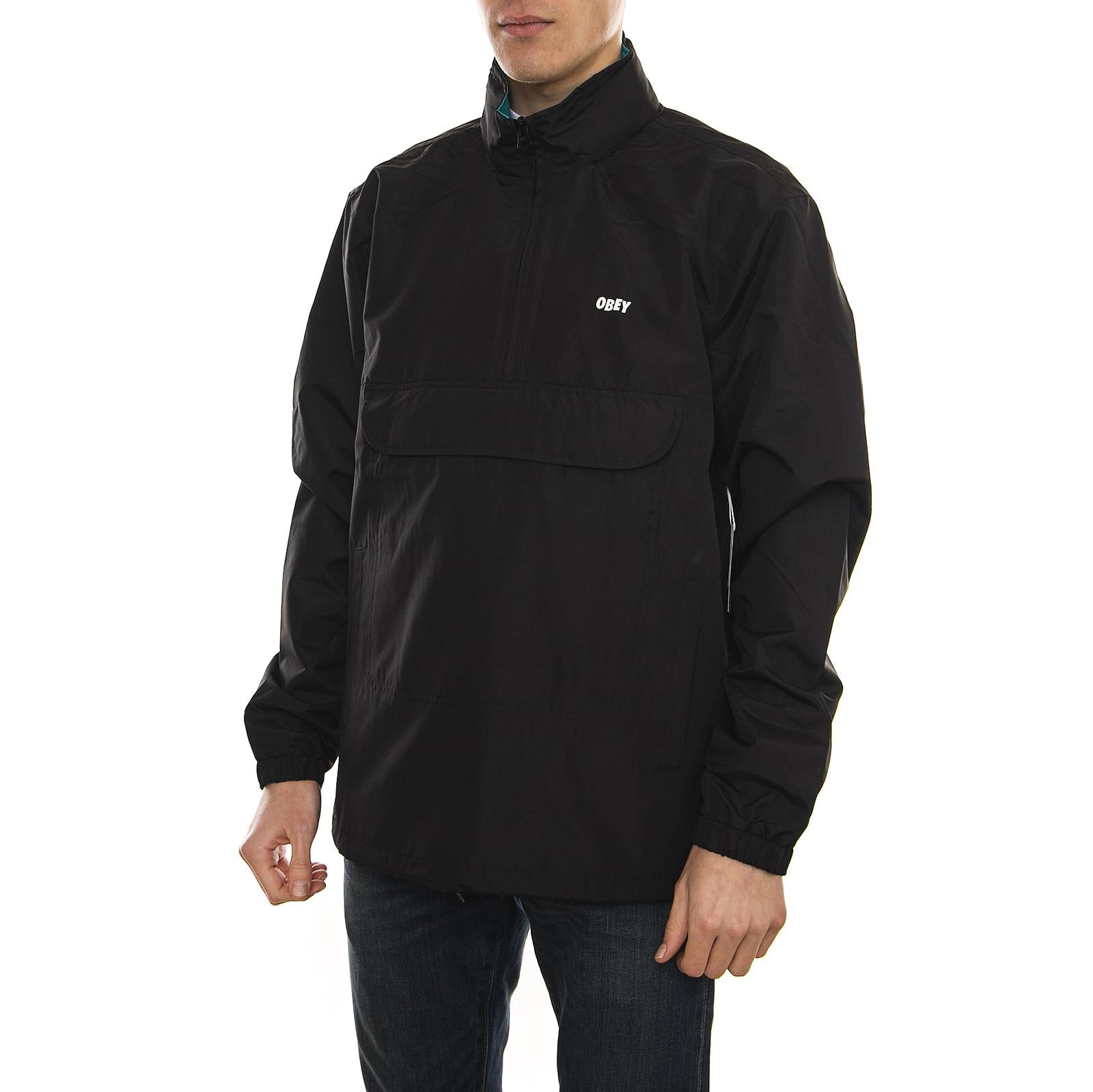 Runaround Jacket - Black - Giacca Leggera Uomo Nera 121800312-BLK  OBEY 