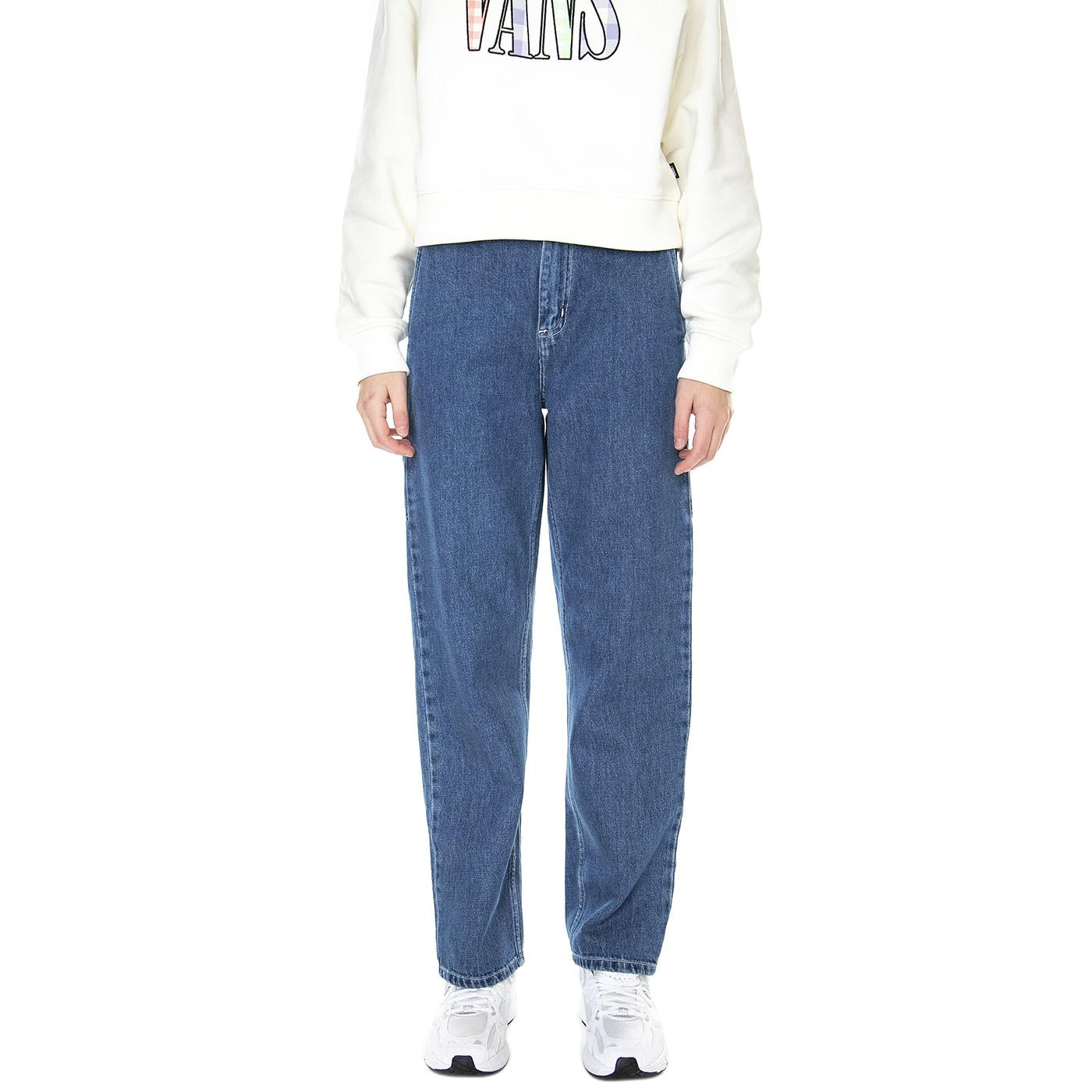W' Pierce Pant Straight Blue Stone Washed - Pantaloni Denim Jeans Donna Blu I031251-0106  CARHARTT WIP 