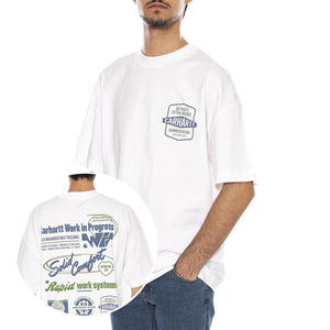 S/S Networks T-Shirt White - Maglietta Girocollo Uomo Bianca I035624.02XX  CARHARTT WIP 