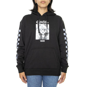 Lizzie x Siolor Moon PrGr Sail Black - Felpa con Cappuccio Donna Nera VN0A7YSHBLK1  VANS 