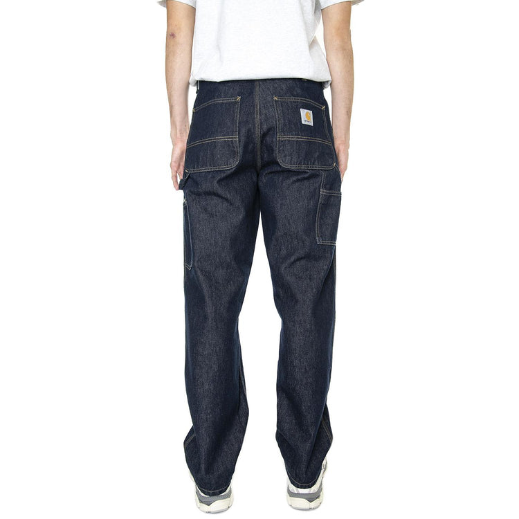 M' Single Knee Pant Blue Rinsed - Pantaloni Denim Jeans Uomo Blu I032024-0102  CARHARTT WIP 