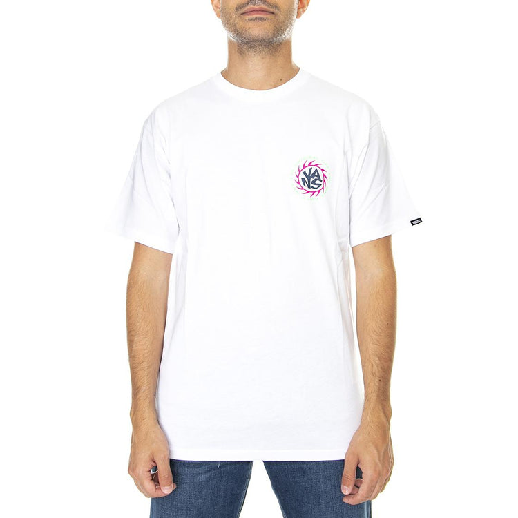 Summer Camp - Maglietta Girocollo Uomo Bianca XS VN0A7PLWWHT1  VANS 