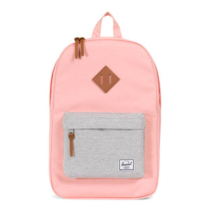 Heritage Mid-Volume Backpack - Peach / Light Grey Crosshatch / Tan - Zaino Rosa 10019-01846-OS  HERSCHEL 