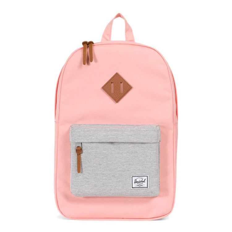 Heritage Mid-Volume Backpack - Peach / Light Grey Crosshatch / Tan - Zaino Rosa 10019-01846-OS  HERSCHEL 