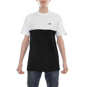 MN COLORBLOCK TEE WHITE-BLACK VA3CZDYB2  VANS 