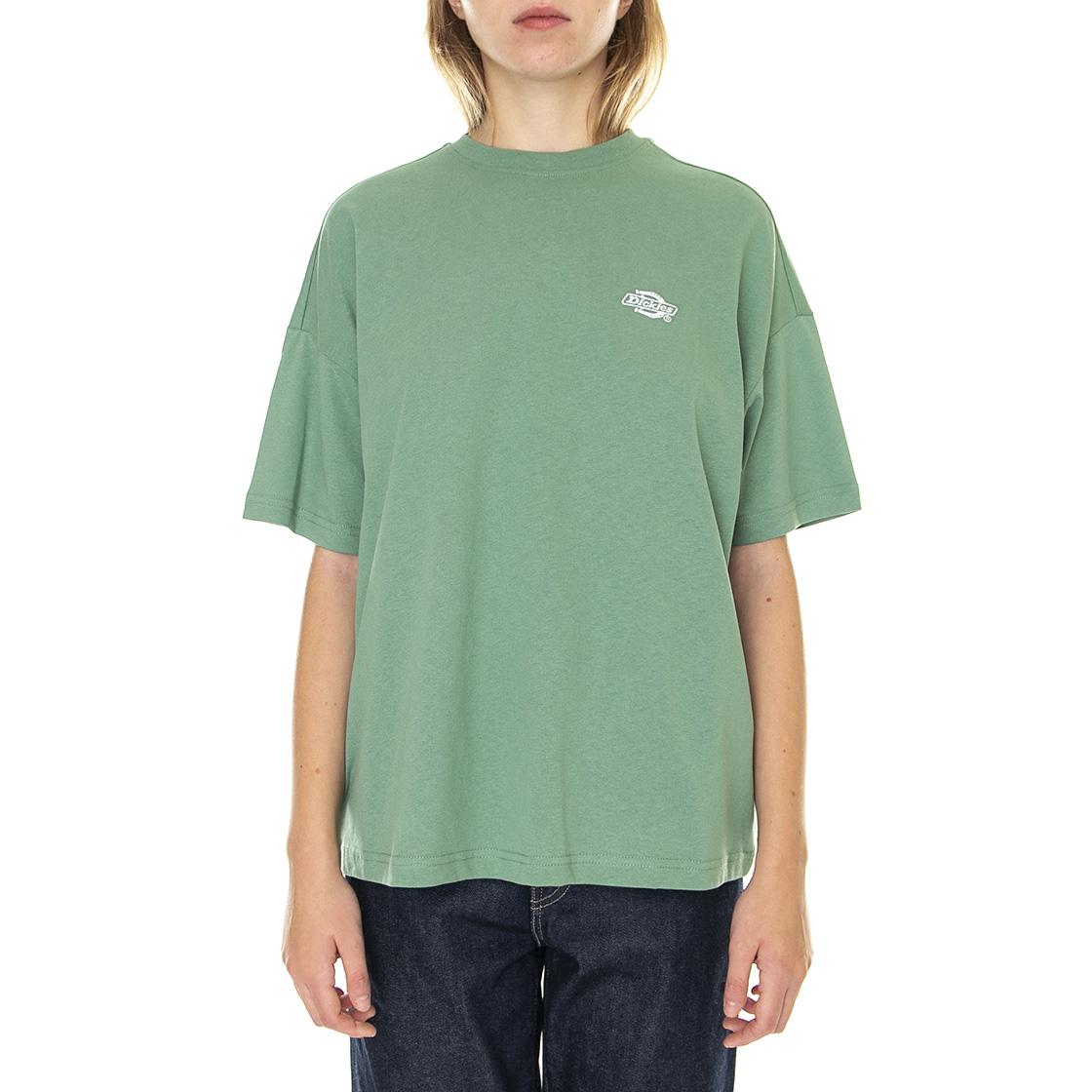 Summerdale Tee SS W Dark Ivy - Maglietta Girocollo Donna Verde DK0A4Y1BC971  DICKIES 