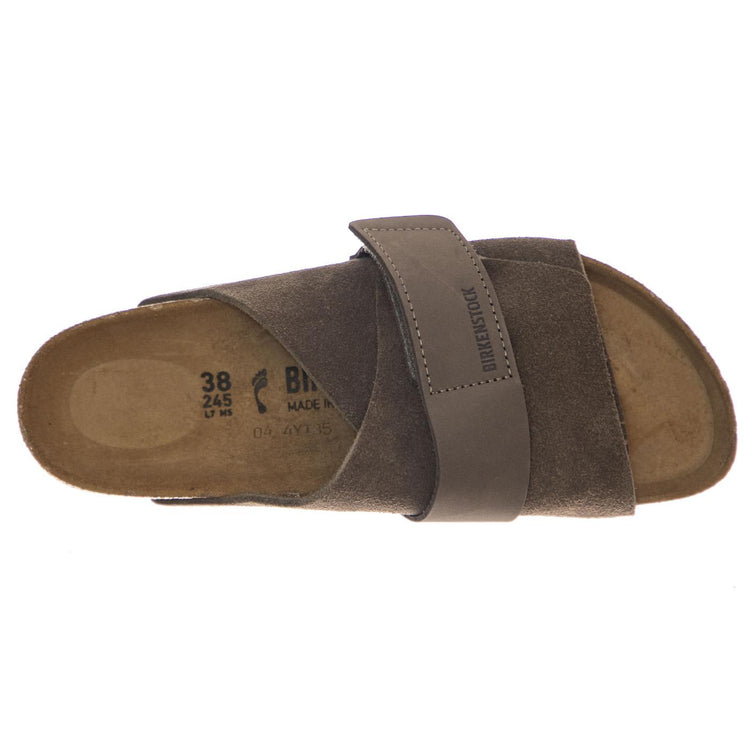 Kyoto concrete gray, Suede Leather/Nubuck - Sandali Uomo / Donna Grigi 1029138  BIRKENSTOCK 