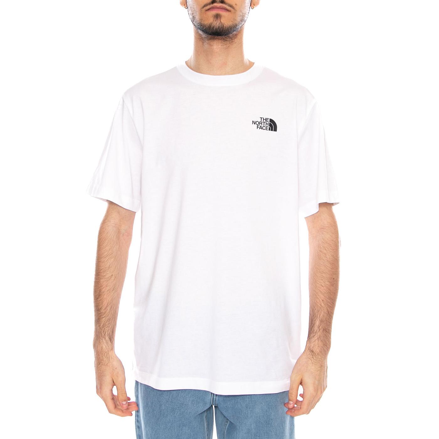 M MNT SKTCH RG SS T TNF White - Maglietta Girocollo Uomo Bianca NF0A8GUZ FN41 THE NORTH FACE 