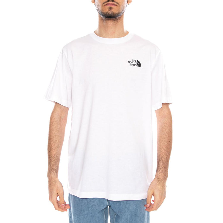 M MNT SKTCH RG SS T TNF White - Maglietta Girocollo Uomo Bianca NF0A8GUZ FN41 THE NORTH FACE 