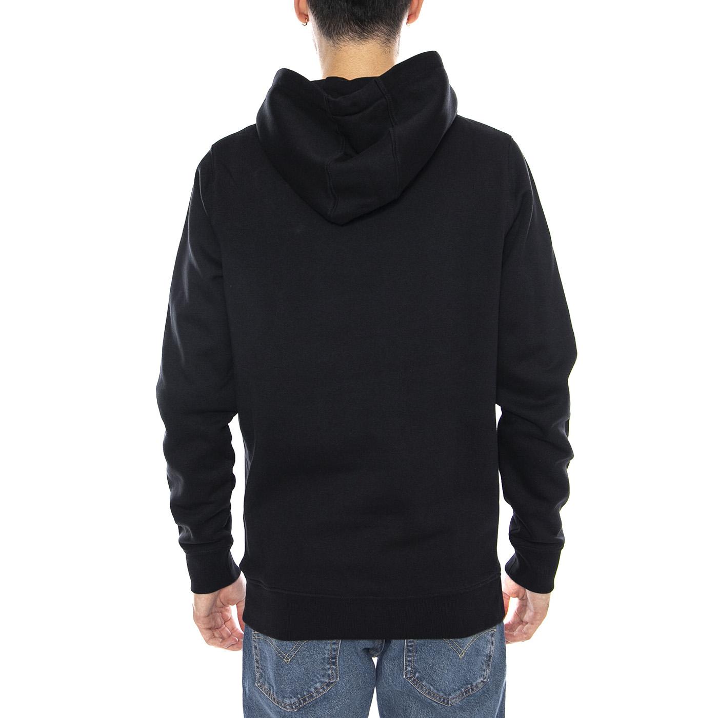 Brushed Back - Felpa con Cappuccio Uomo Nera ML1139V-Z865 . LYLE & SCOTT 