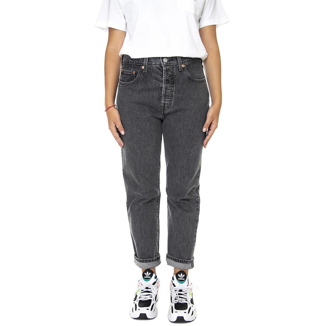 501 Crop Mesa Cabo Fade Black - Pantaloni Denim Jeans Donna Grigi 36200-0111  LEVIS 