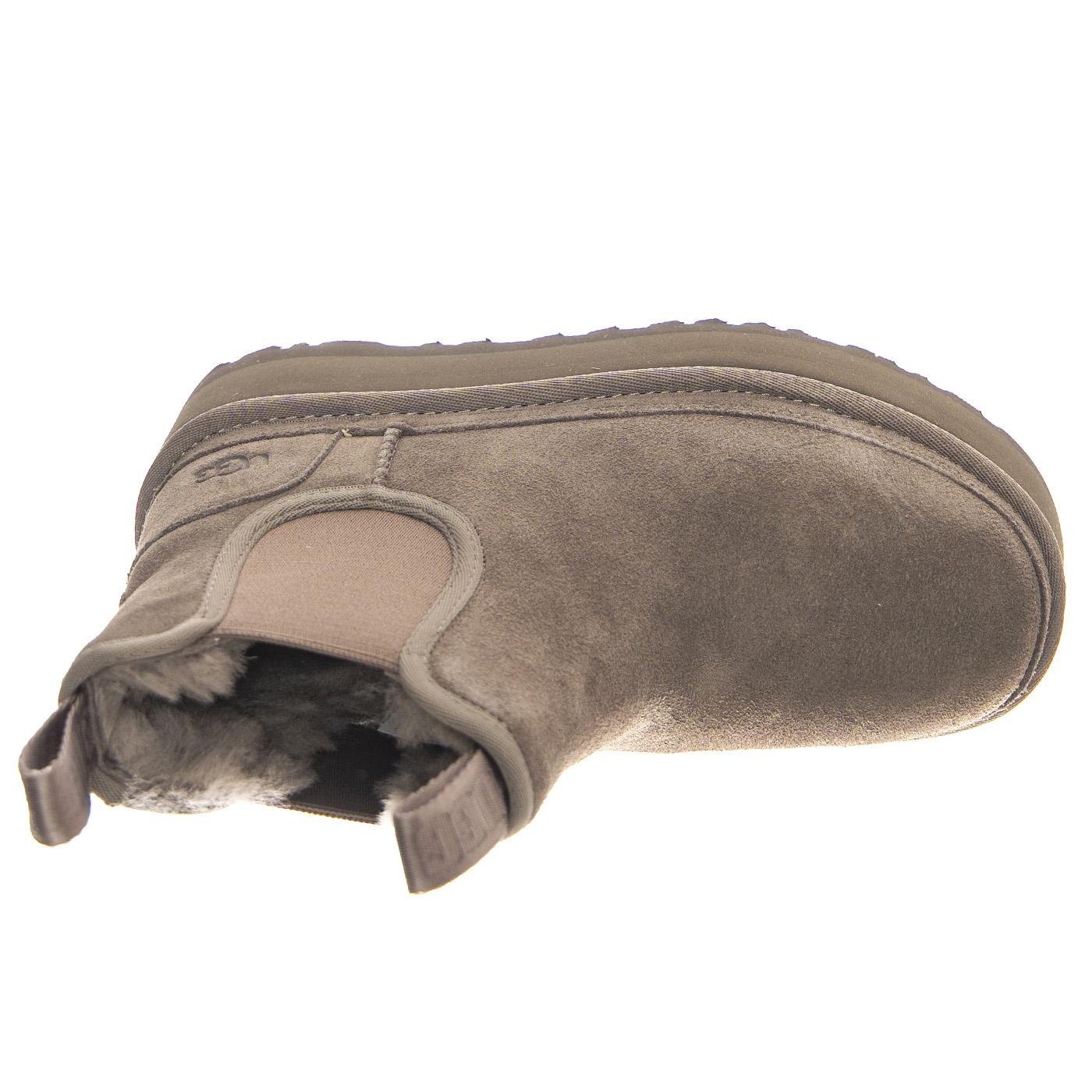 Mount Hope Fleece Grey - Stivaletti Donna Grigi 1134526-SKP  UGG 