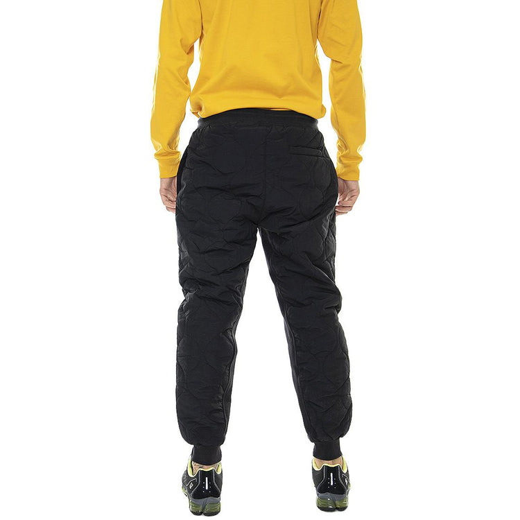 Mens Small Signature Quilted Black Jogging Pants KRCKU213-019-1  KARL KANI 