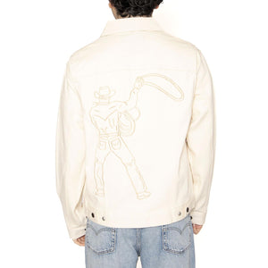 Embroidered Jacket Ecru - Giacca Uomo Bianca 112362652  WRANGLER 