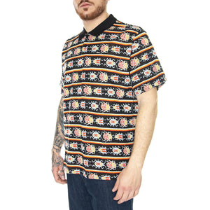 Bugs Jacquard Polo SS Black Multi - Polo Uomo Nera / Multi 131090072-BKM  OBEY 