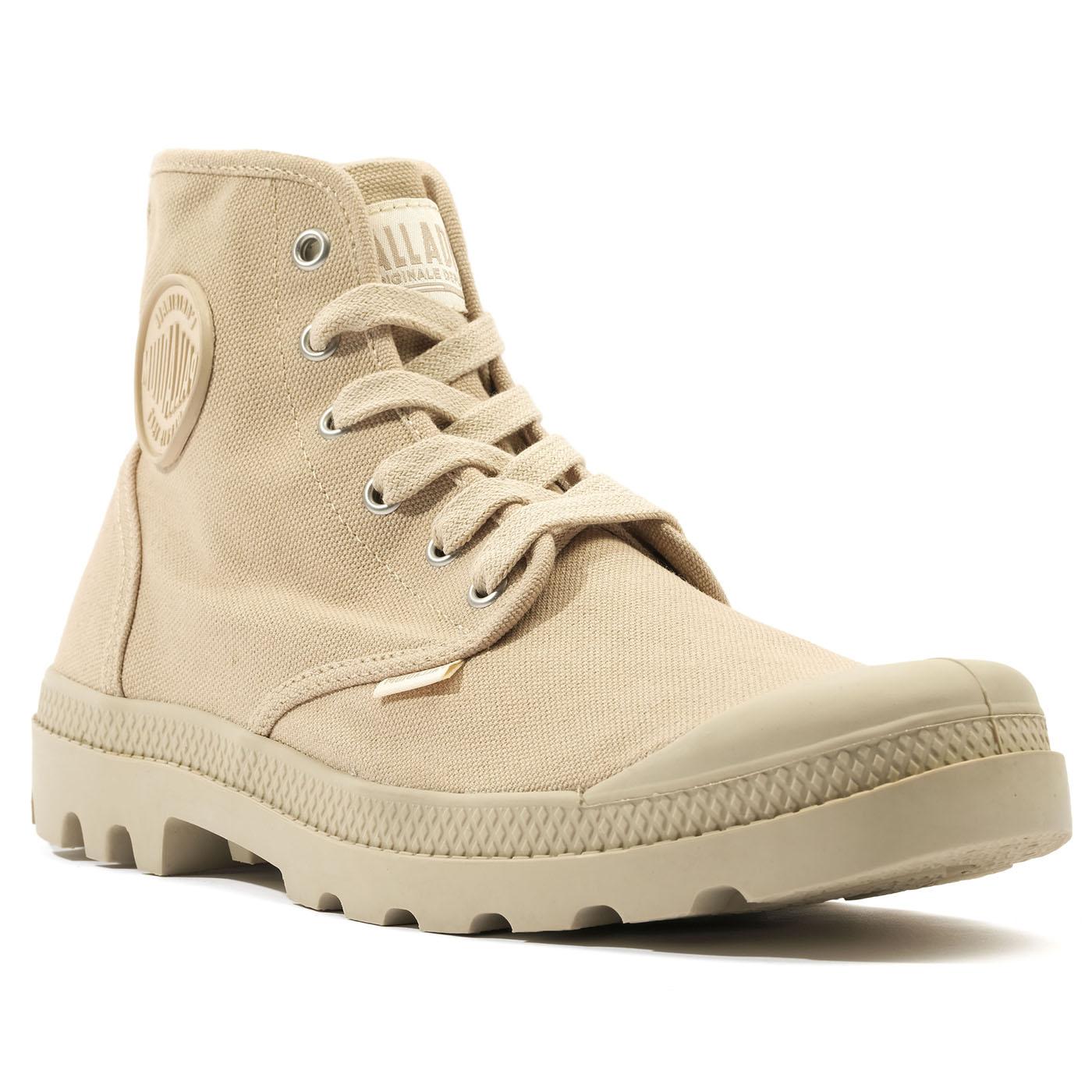 Pampa Hi Sahara / Safari - Scarpe Stringate Profilo Alto Uomo Beige PAS02352-221-M  PALLADIUM 