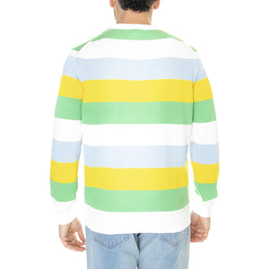 Pullover WCI Multicolore - Maglione Girocollo in Cotone Uomo Multicolore AH1674-WCI  LACOSTE 