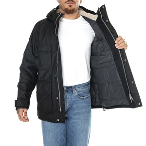 M' Tantallon Wax Black Jacket - Giacca Invernale Uomo Nera MWX2196-BK11-FW23  BARBOUR INTERNATIONAL 