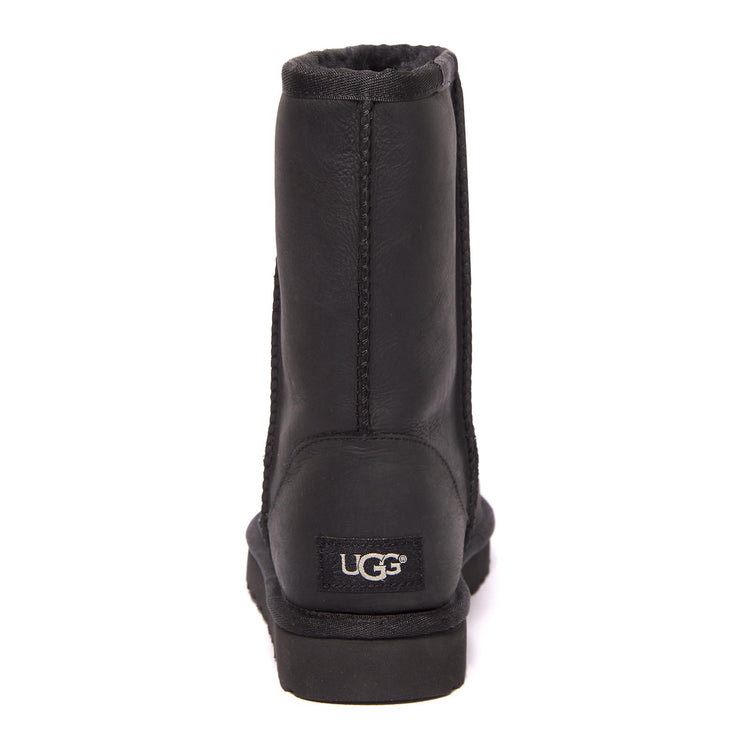 CLASSIC SHORT  LEATHER BLACK WOMEN UGSCLSLEABKW  UGG 