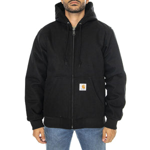 Active Jacket Black /rigid - Giacca con Cappuccio Uomo Nera I023083.8901  CARHARTT WIP 