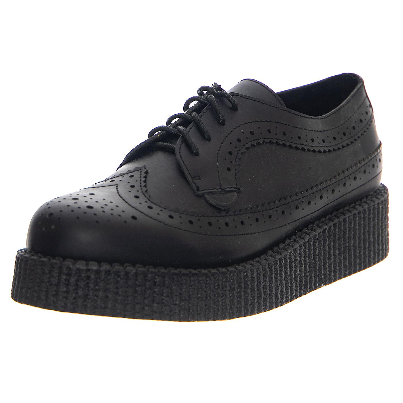 Macbeth Black Leather - Scarpe Stringate Profilo Basso Donna Nere 24464_4  UNDERGROUND 