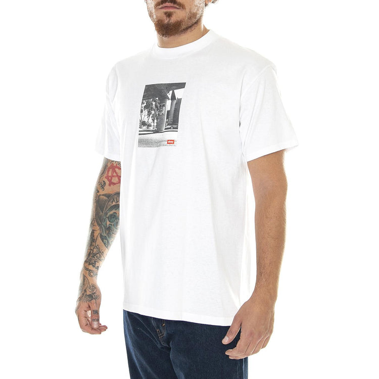 M' Obey Urban Renewal Classic Tee White - Maglietta Girocollo Uomo Bianca 165263589-WHT  OBEY 