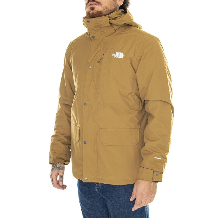 M Pinecroft Triclimate Jacket Utility Brown / New Taupe Green - Giacca Invernale Uomo Marrone NF0A4M8EORV1  THE NORTH FACE 