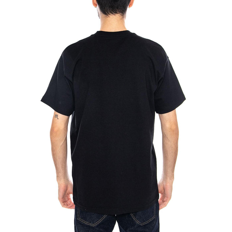 S/S Impact T-Shirt Black - Maglietta Girocollo Uomo Nera I036265 89XX CARHARTT WIP 