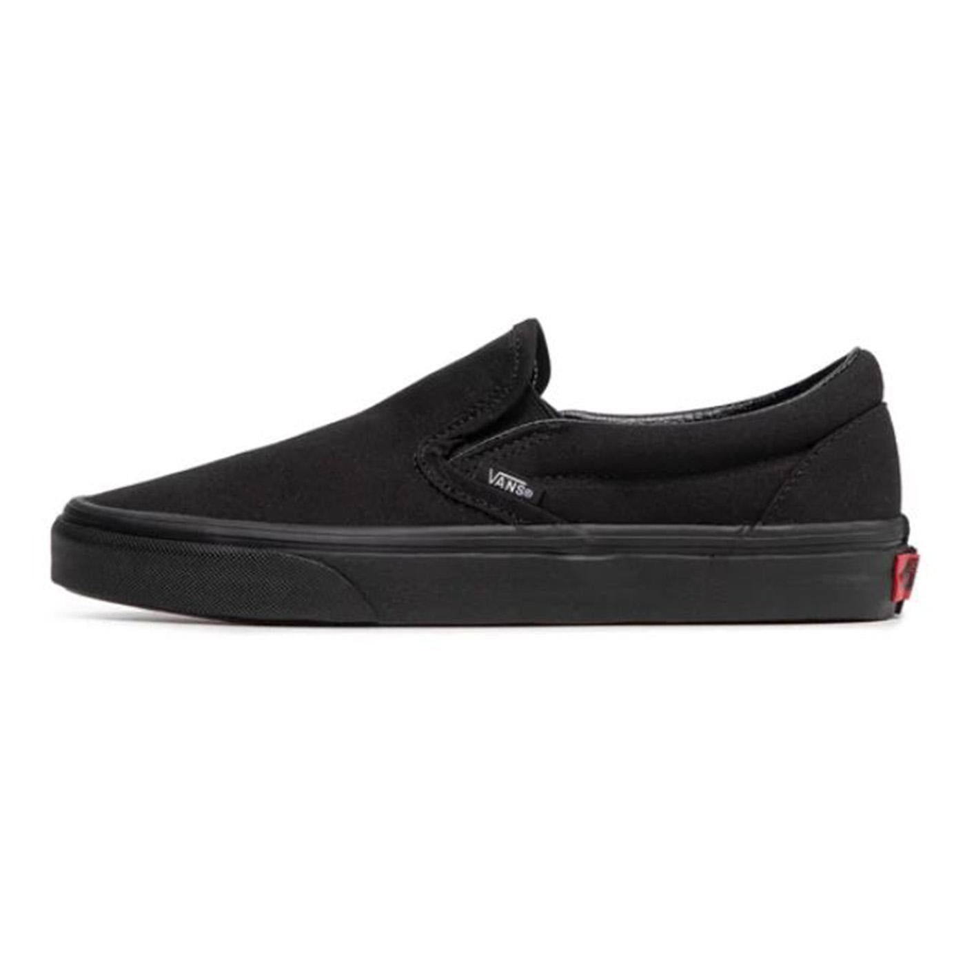 UNISEX UA CLASSIC SLIP-ON SHOES - BLACK / BLACK - Scarpe Slip-On Profilo Basso Uomo / Donna Nere 1637 . VANS 