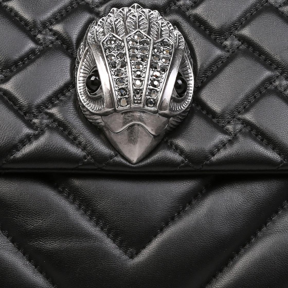 Kensington XXL - Borsa a Tracolla in Pelle Nera KGA1100500109-00  KURT GEIGER 