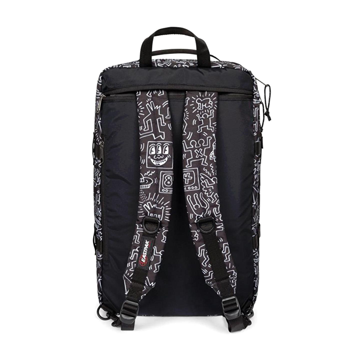 TRAVEL PACK KEITH HARING BLACK - Valigia con Ruote Nera Collaborazione con Keith Haring EK0A5BBR 6Z21 EASTPAK 