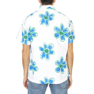 Wyatt Woven SS White Multi - Camicia Maniche Corte Uomo Bianca 181210371-WTM  OBEY 