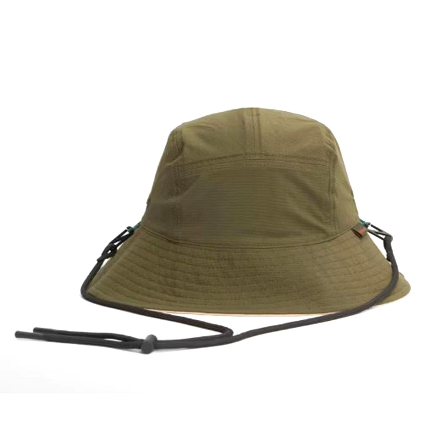 Bidlam Showerproof Reversible Bucket Hat Concrete / Olive - Cappello da Pescatore Grigio / Multicolore MHA0898-CONCRETE/OLIVE  BARBOUR 