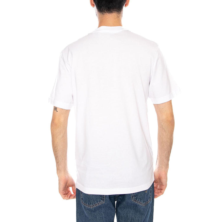 T-SHIRT WHITE - Maglietta Lacoste Girocollo Uomo Bianca TH1435 001 LACOSTE 