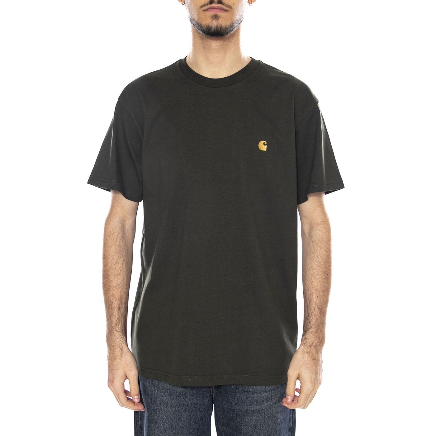 S/S Chase Maglietta -- Maglietta Uomo Olive / Gold Verde I026391.3CBXX . CARHARTT WIP 