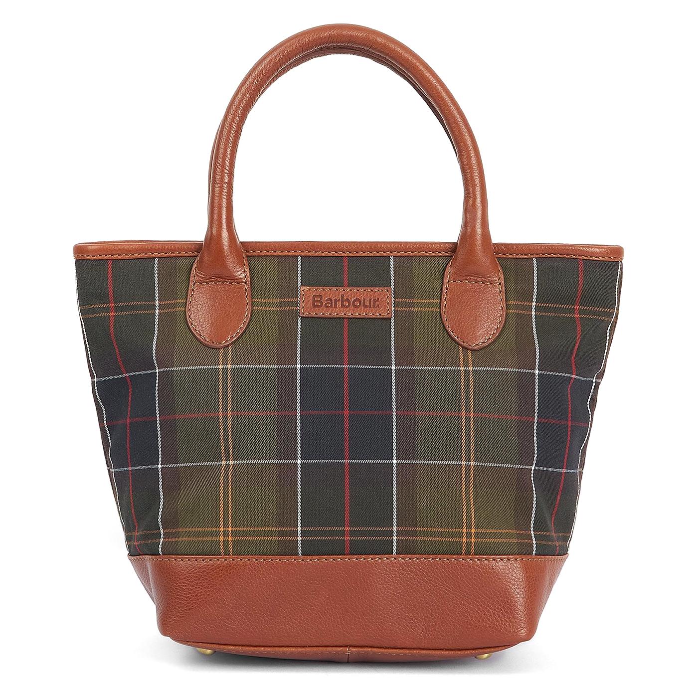 Katrine Tartan Leather Tote Bag - Borsa Tartan Multicolore 292396_1  BARBOUR 