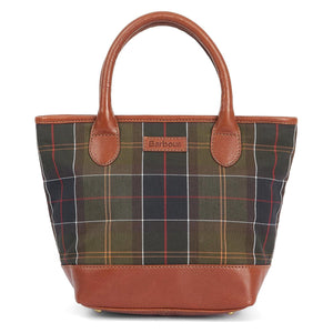 Katrine Tartan Leather Tote Bag - Borsa Tartan Multicolore 292396_1  BARBOUR 
