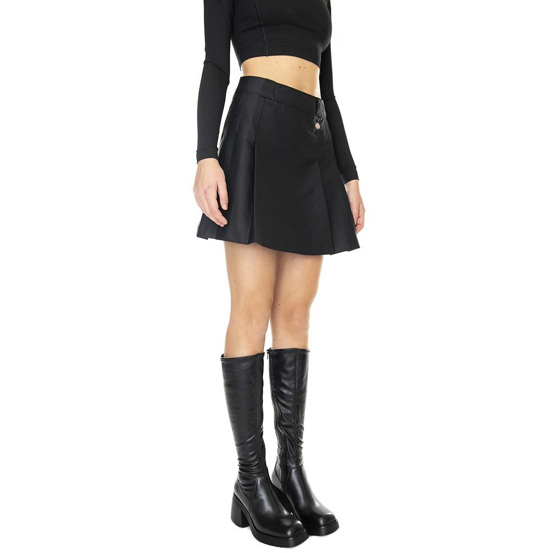 Elizaville Skirt Black - Gonna Nera DK0A4Y1SBLK1  DICKIES 