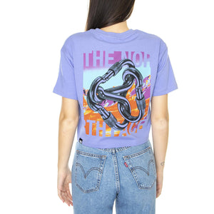 W Graphic T-Shirt 2 Eu Deep Periwinkle - Maglietta Girocollo Donna Viola NF0A83HPN121  THE NORTH FACE 