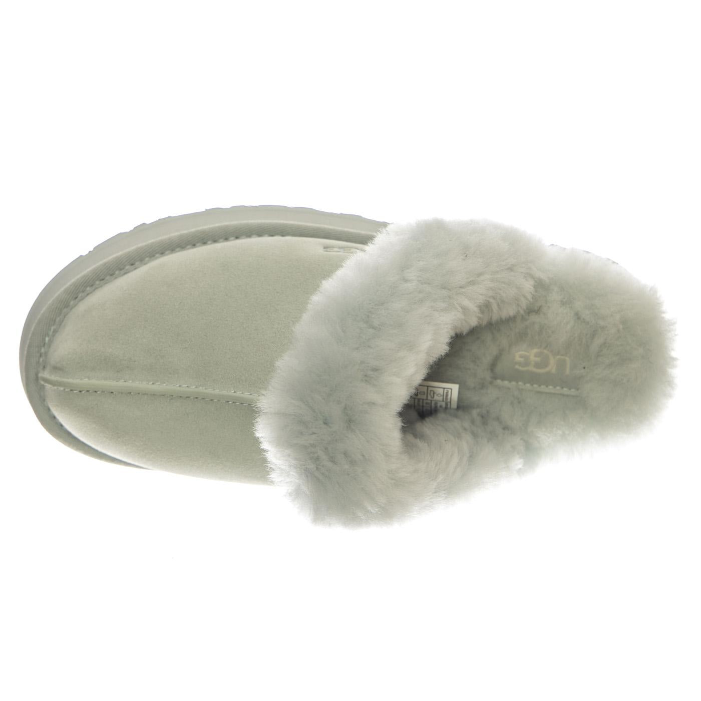 W Disquette White -- Pantofole Donna Verdi 1122550 BLK UGG 