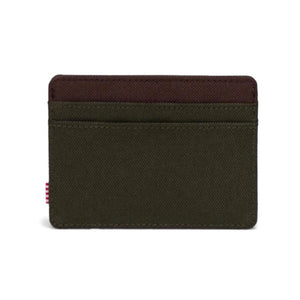 Charlie Cardholder Ivy Green / Chicory Coffee - Portacarte Verde 30065-04488-OS  HERSCHEL 