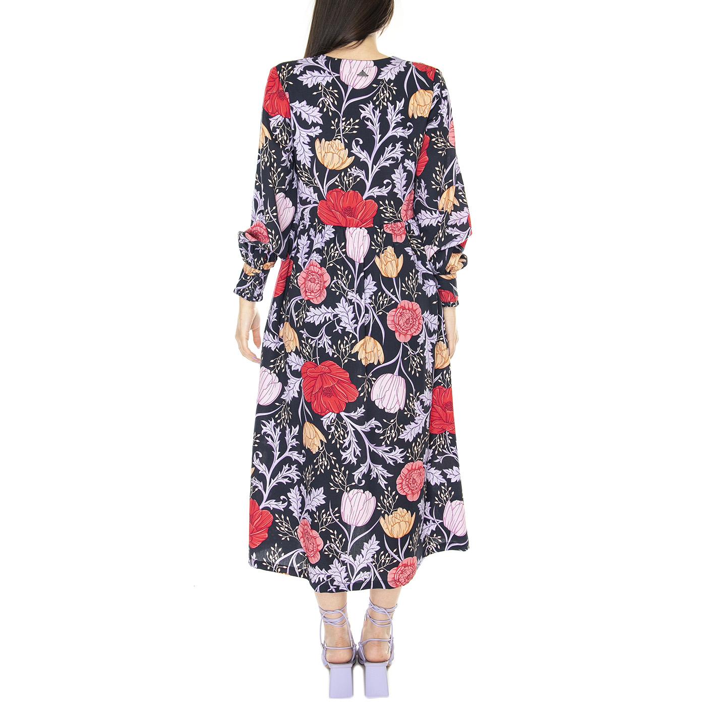 Nahla Dress Navy Floral - Abito Donna Multicolore LDR0629-NY73-SS23  BARBOUR 