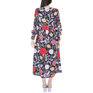 Nahla Dress Navy Floral - Abito Donna Multicolore LDR0629-NY73-SS23  BARBOUR 