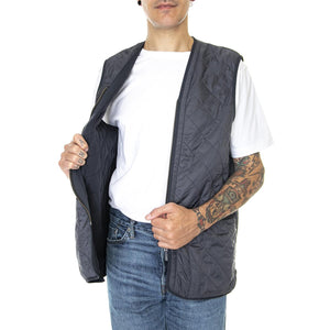 Polarquilt Waistcoat Zip Liner Navy - Giacca Smanicata Uomo Blu 222MMLI0002-NY91  BARBOUR 