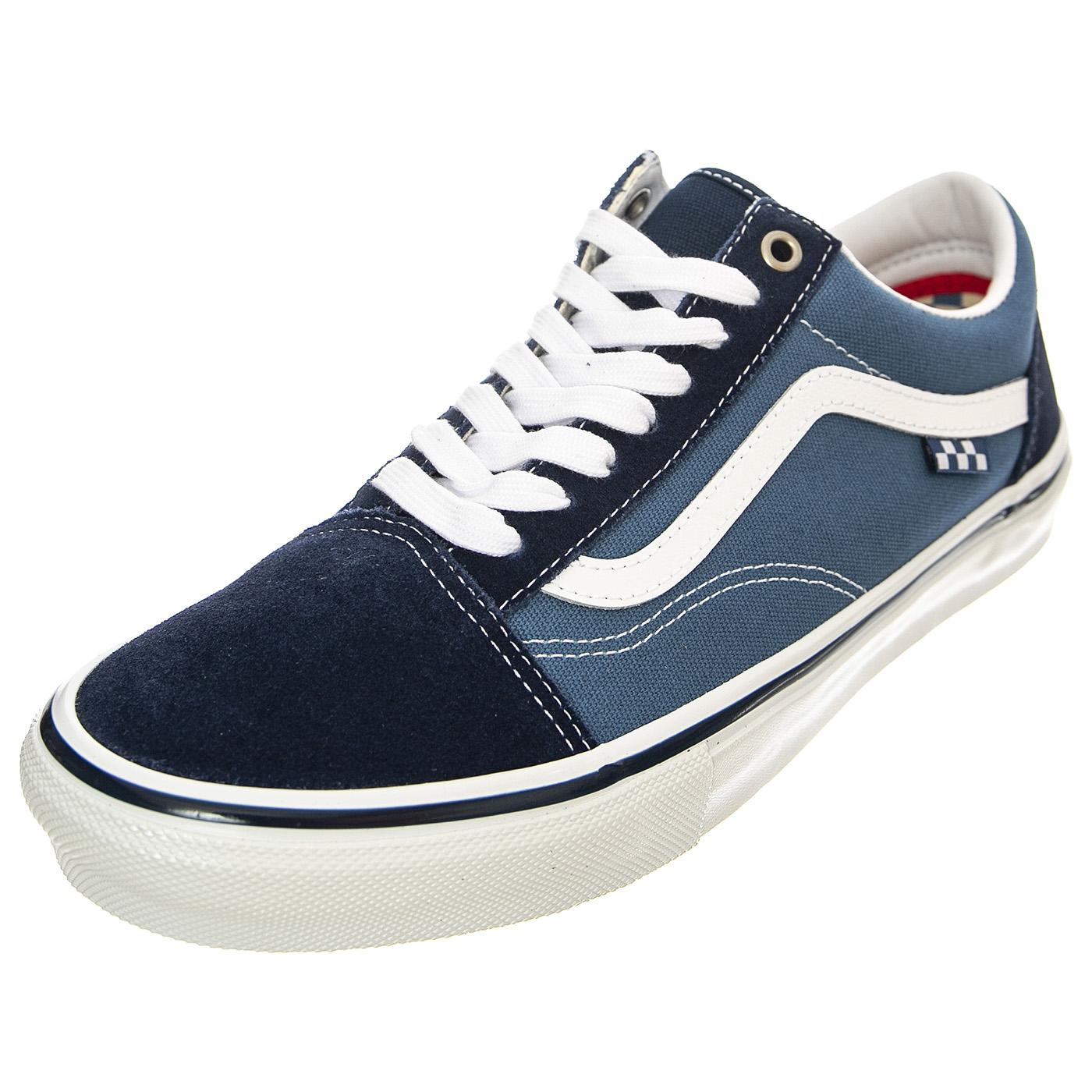 MN Skate Old Skool Navy / White - Scarpe Stringate Profilo Basso Uomo Blu VN0A5FCBNAV1  VANS 