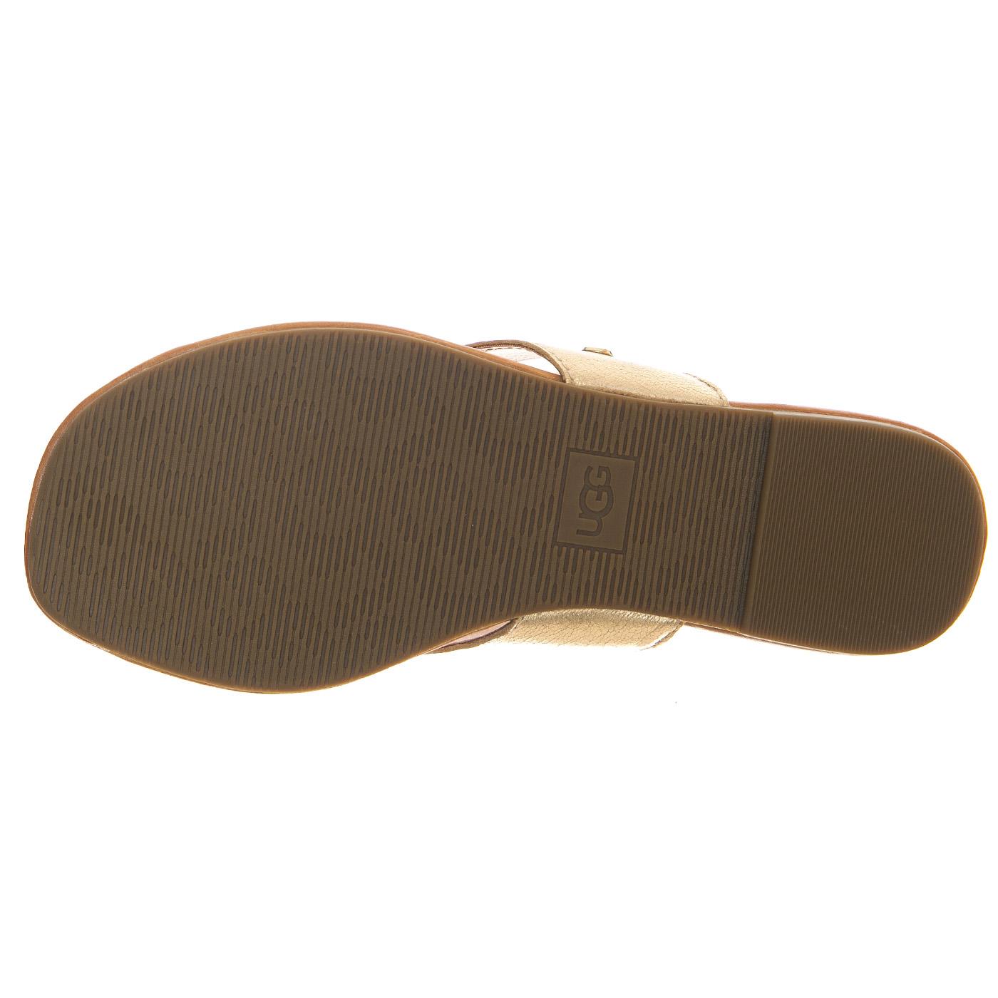 Carey Flip Gold Metallic - Sandali Donna Oro UGSCARFLGLD1142178W  UGG 