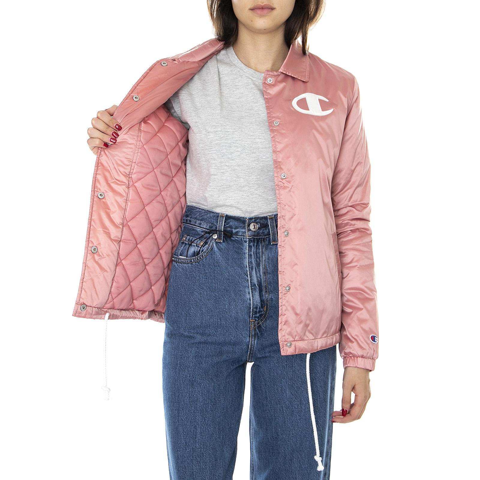 Wm Coach Jacket - Pink - Giacca Invernale Donna Rosa 110092-PS033-RTN  CHAMPION 