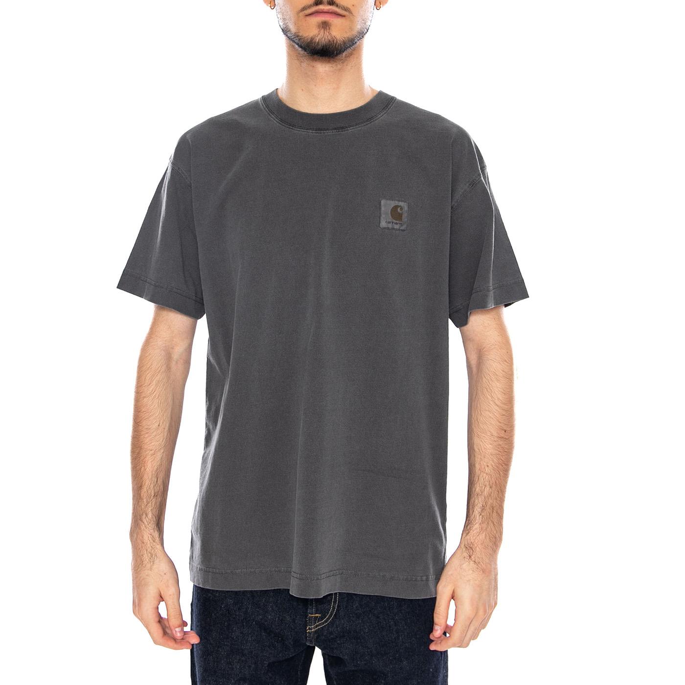 S/S Nelson T-Shirt Black - Maglietta Girocollo Uomo Nera I029949 89GD CARHARTT WIP 